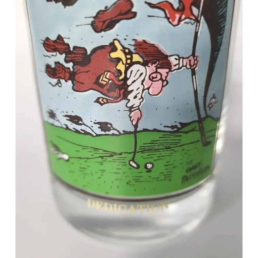 1982 Thought Factory Gary Patterson Dedication Arby's Collectors Series GlassU94